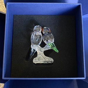 SWAROVSKI Figurine Budgies 680627